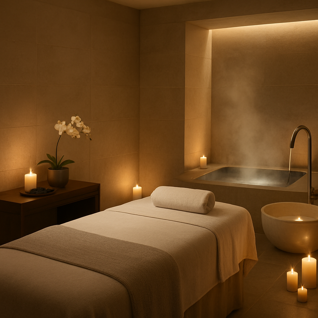 Spa treatment room